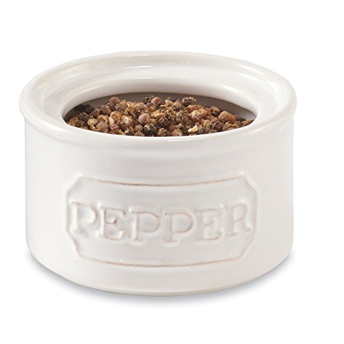 White Mud Pie Door Knob & Salt Cellar Set