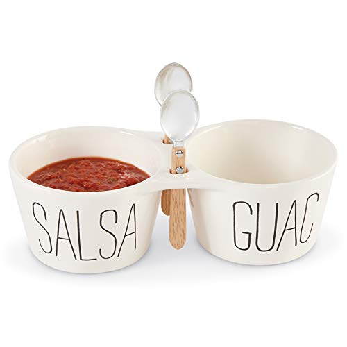 Salsa & Guacamole Double Dip Set