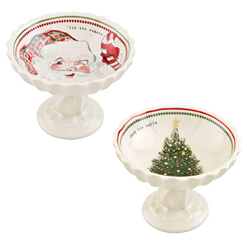 Vintage Christmas Tree Candy Dish