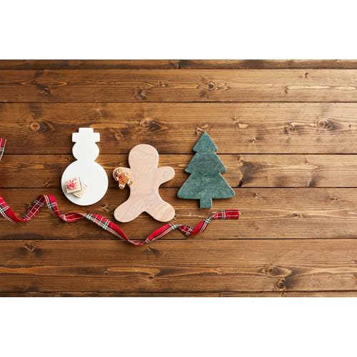 Mini Green Marble Serving Boards, 8 x 5, for Christmas Twig Tree Fans